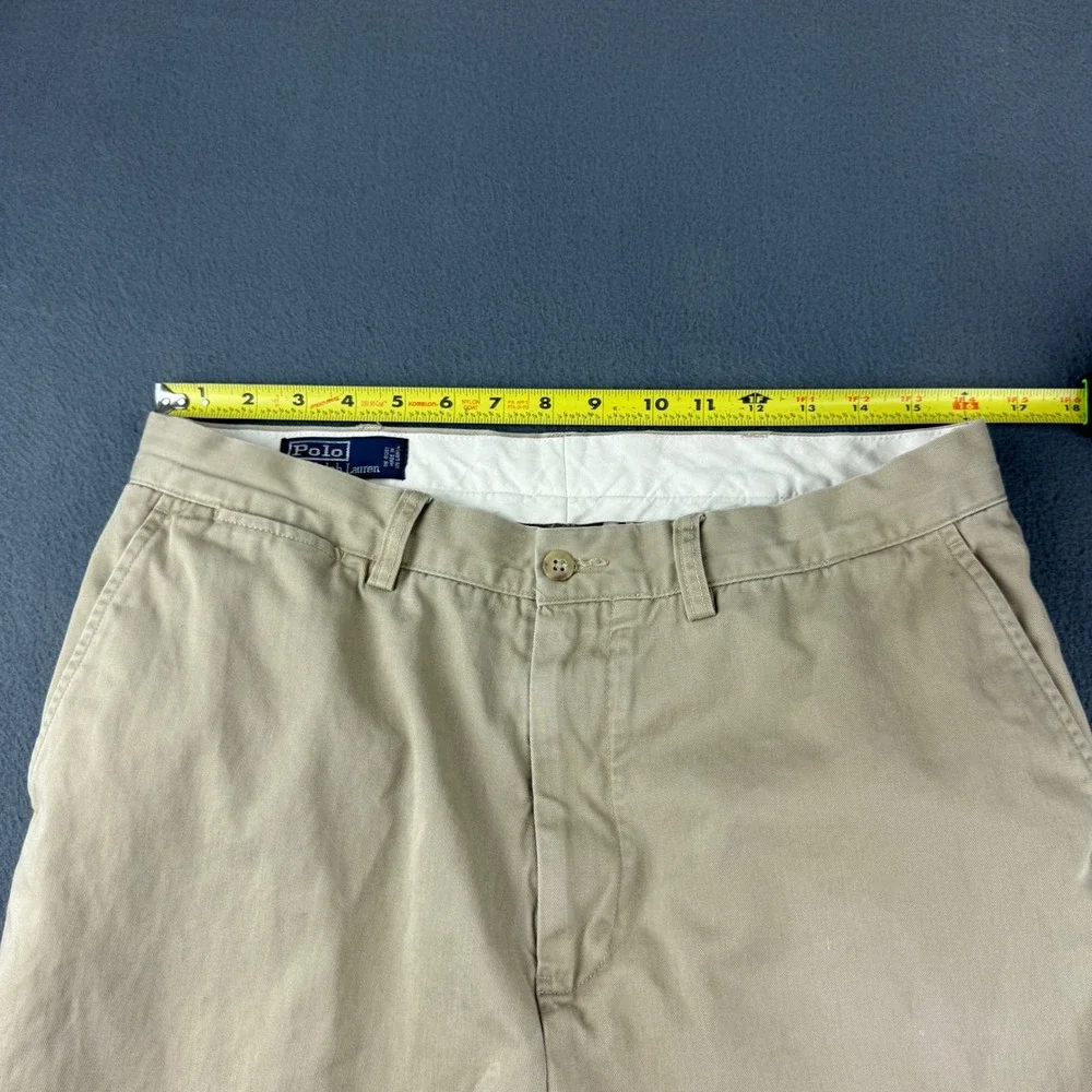 Vintage Polo Ralph Lauren Prospect Pants Men's 34x34 (Fits 32x31) Beige Chino
